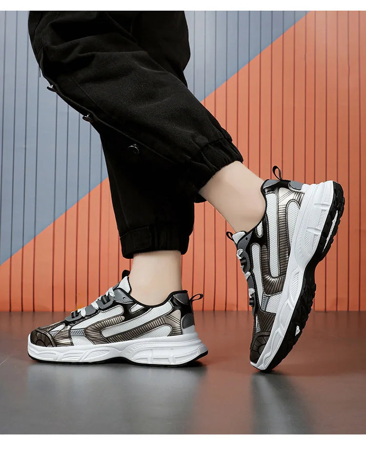 Sneakers Women TrendsPlatform Shoes Lightweight Outdoor Sports Shoes Breathable Running Shoes Lace Up Casual