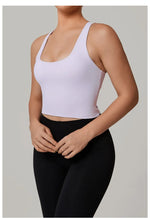 Women's Nude Yoga Vest Slim Fit Beautiful Back Sports Top Running Casual Fitness Tight Top