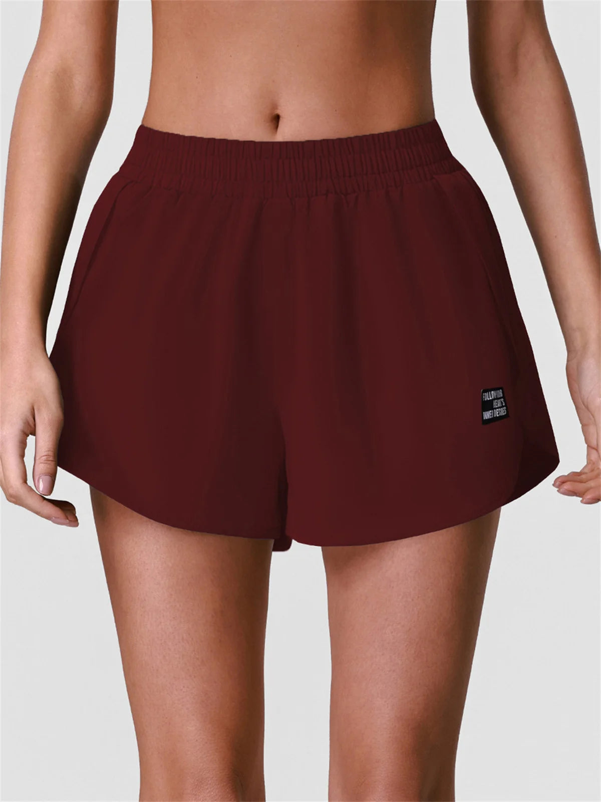 Breathable Yoga Tennis Shorts Women Anti Glare Belt Lined Sports Pants Outwear Quick Drying Training Running Fitness Shorts