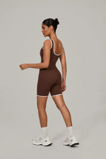 Women's Sports Jumpsuit Yoga Fitness Combination Lift Buttocks Bare Back High Elasticity Gym Sexy Sports Jumpsuit Gym Romper