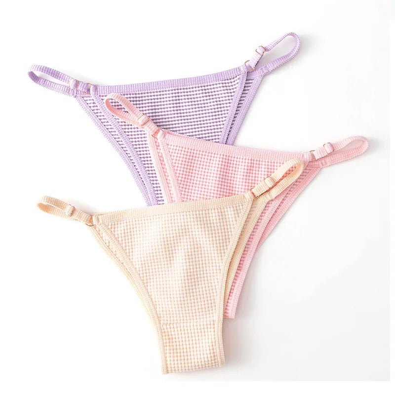 1Pc Women's Brazilian Panties Adjustable Buckle Briefs Seamless Underwear Winter Warm Comfort Panty Women Sexy Lingerie S-XL