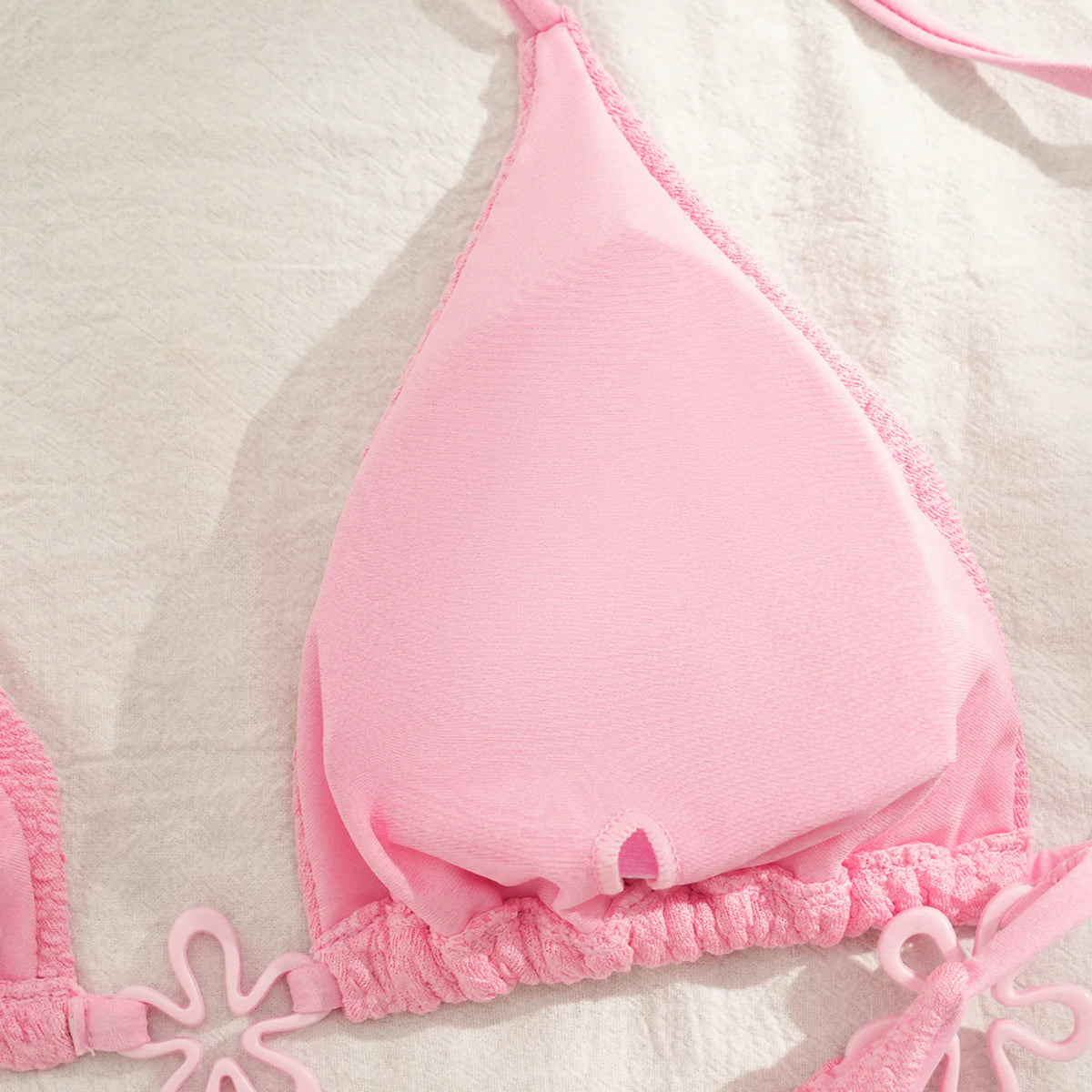 Sexy Halter Bikini 2025 Women Swimsuit Two Piece Swimwear Female Thong Bikinis Set Pink Swim Bathing Suits Brazilian Biquini
