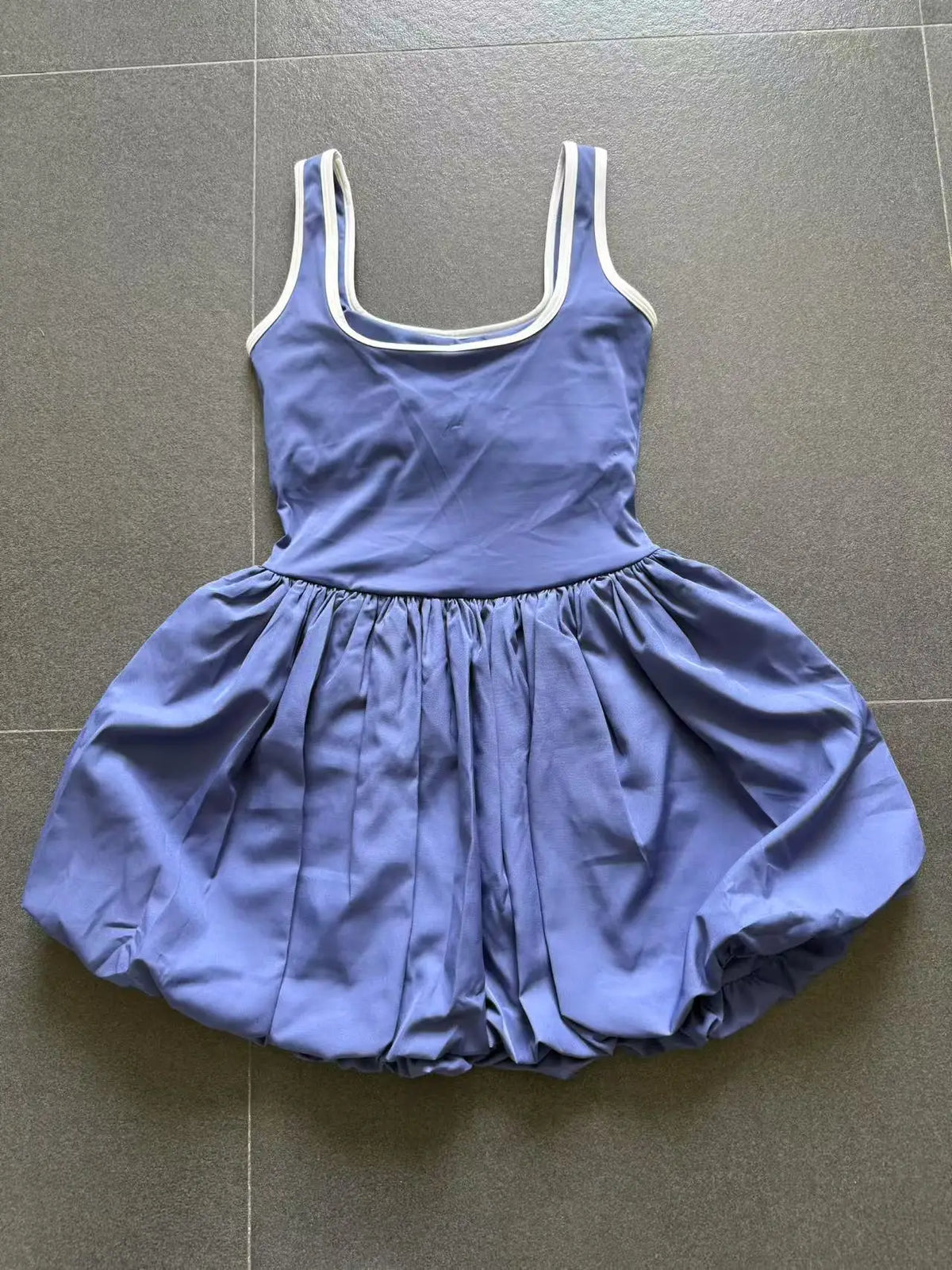 Tennis Dress for Women with Built in Shorts Womens Athletic Dresses Sleeveless Boat Neck Active Workout Skort Dress