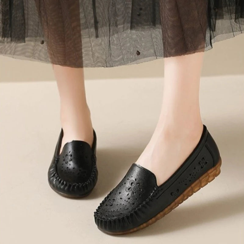 Summer New Fashion Round Toe Nurse Shoes Soft Sole Non-slip Sandals Flat Shoes Breathable Casual Sports Women's Shoes