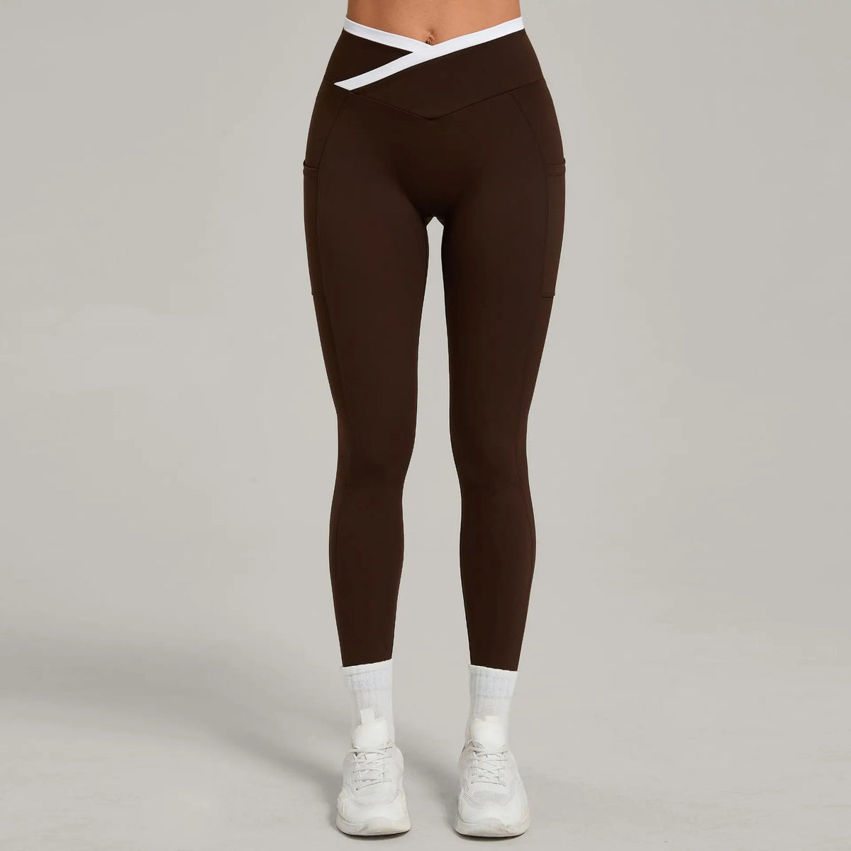 Women's Yoga Pants Sports Fitness Gym High Waist Hip-Lifting Slim Fit Leggings Pants Workout Training Running Trousers