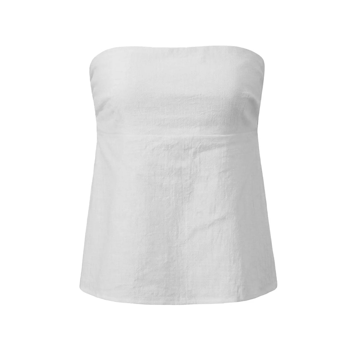 Women's Summer Strapless Vest Stylish Striped Sleeveless Open Back Tube Tops for Party Date Night Wear