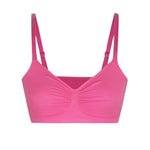 Wireless Soft Workout Bra Full Coverage Push Up Bralettes Sports Bras for Women Seamless Crop Cami Bra for Yoga Fitness