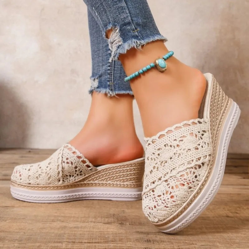 WomanSummer Fashion Wedge Female Large SizeNew Comfortable Sandals for Women