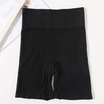 Seamless Shorts For Women Sports Safety Short Pants High Waist Panties Shorts Ribbed Hips Lift Underwear Female Underpants