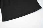FDYOUI Women's Summer Polka Dot Patchwork Black Corset Sexy Off Shoulder Slim Crop Tops Streetwear Y2K Girls Backless Tank Top