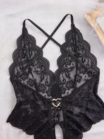 Women's Lace Bodysuit Comfortable Soft Stretch Fashion Casual One Piece Underwear Sleepwear