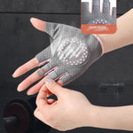 Women's Anti-Slip Wear-Resistant Fitness Half Finger Gloves for Yoga Spinning Bike Sports Cycling - Sweat Absorbent Cocoon-Free
