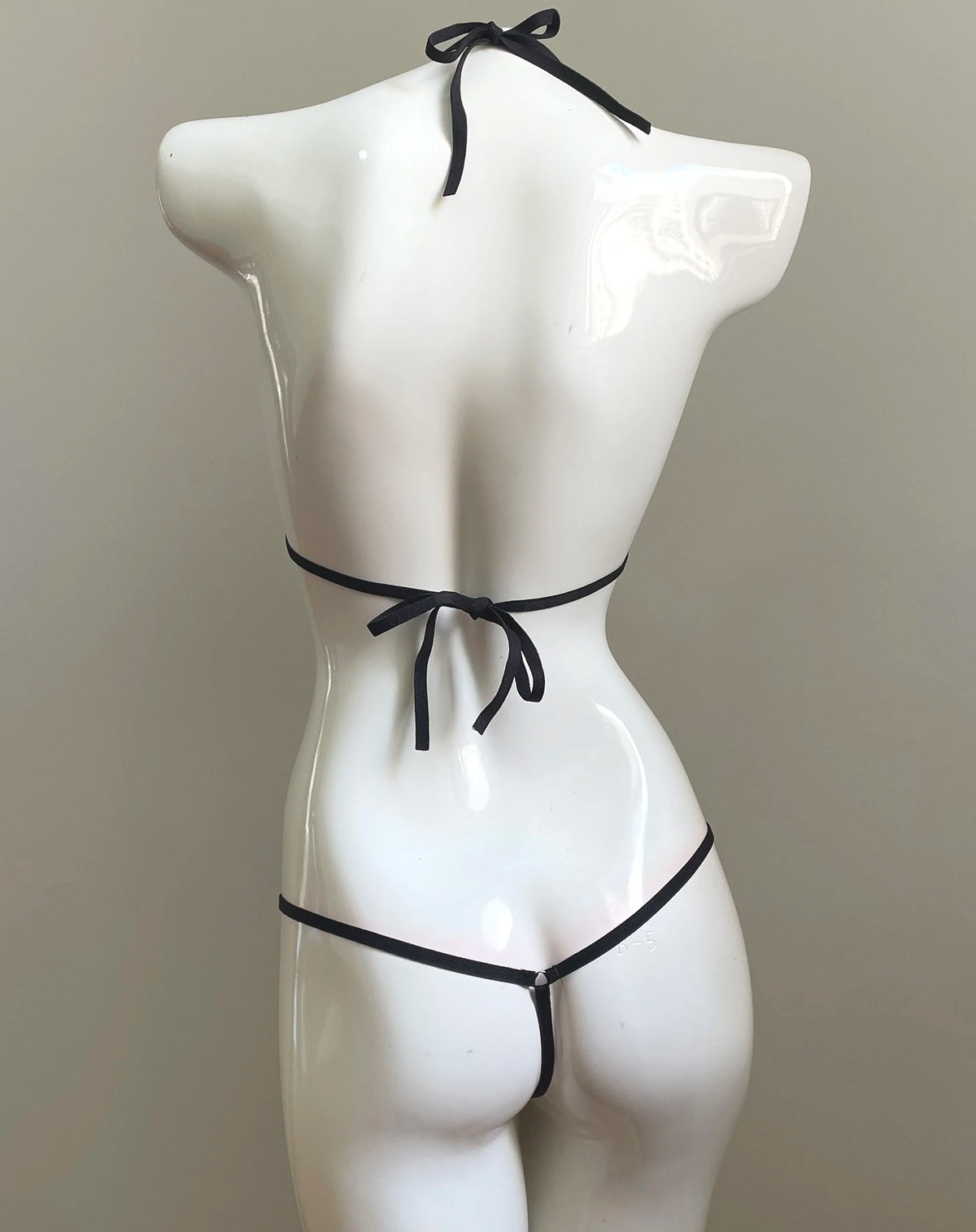DEKA Women Exotic Mini Micro Bikini Two Piece Hollow Out Swimsuit Bathing Open Crotch Swimwear Lingerie Underwear Set Sunbath