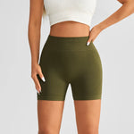 Women High Waist Yoga Shorts With Luminous Strips Sportswear Woman Gym Shorts Legging Fitness Running Activewear Workout Clothes