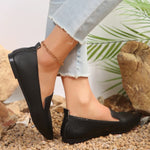 Summer Large Size 43 Women Shoes 2025 Simple Lightweight Flat Shoes Women Pointed Non Slip Soft Sole Casual Shoes Women Loafers