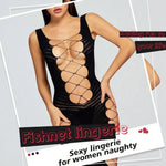 Local ShippingSexy Fishnet Bodysuit Lingerie Set Outfits Erotic Mesh SheerLingerie For Women Naughty