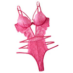 Women's Seductive Erotic Sexy Lace With Ornament Sexy Bodysuit Babydoll Lingerie Teddy Hot Underwear Romantic Nights Clothing