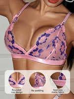 High quality ultra-thin red flower embroidered braissere sexy see through bra women's underwear Lingerie MR2885
