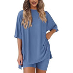 Plus Size 3XL Sleepwear Summer New Fashion Casual Loose Women Pajama Set Pijamas Feminino Women Pajamas Set Pijamas De Mujer