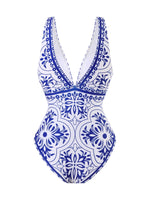 2026 Printed Swimsuit One Piece & Beach Dress Sexy Swimwear Women Bathing Swimming Swim Suit Padded Beachwear Summer