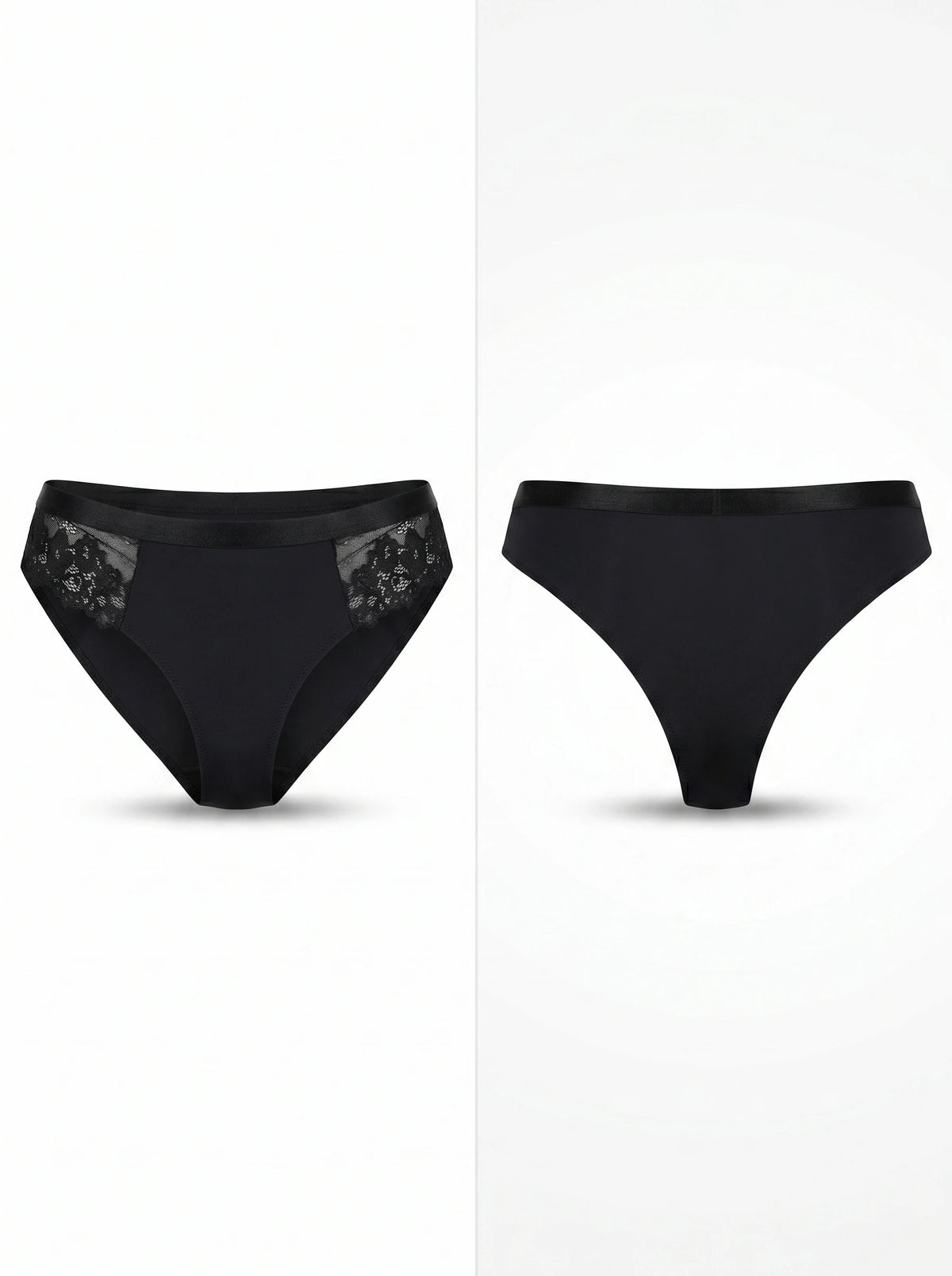 Women Plus Size High Waist Lace Panties 1XL-3XL Tummy Control Butt Lift Briefs Sexy Seamless Underwear Z2516