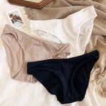9 Color Women Seamless Panties Sexy Low Waist Milk Silk Comfort Breathable Briefs Buttock Cover Basic Shorts Ladies Lingerie