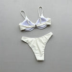 New Sexy Underwired Bikini Female Swimsuit Women Swimwear Two-pieces Bikini Set Brazilian Padded Bather Bathing Suit Swim V7743