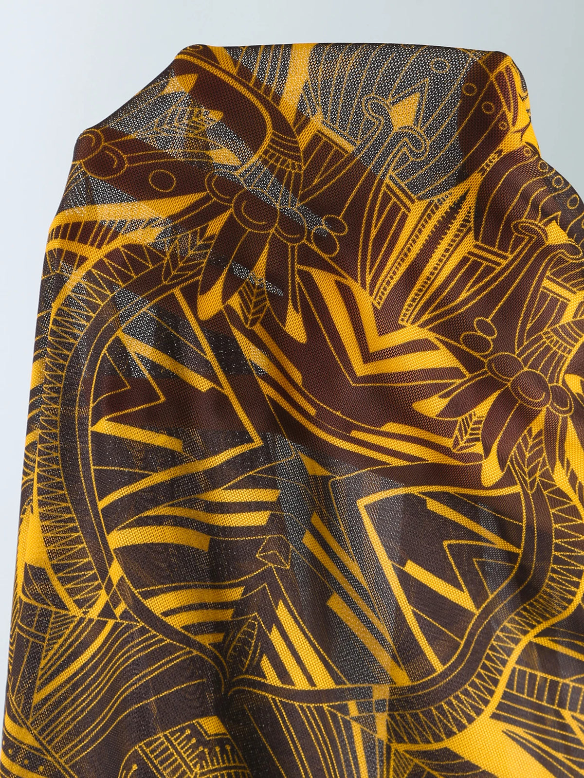 2026 Printed Mesh Swimsuit One Piece & Beach Dress Long Sleeves Swimwear Women Bathing Swimming Swim Suit Padded Beachwear