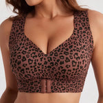 Women's Jelly Sports Bra Posture Correcting Breathable Supporting Anti-Sagging Lifting Soft Support Full Cup Yoga Daily Bra