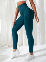 Women Pants Gym Yoga Seamless Sports Clothes Stretchy High Waist Athletic Exercise Fitness Leggings