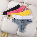 Sexy Low Waist Mini Denim Shorts Women Summer Beach Short Pants Jeans Woman Fashion Womens Club Party Jean Micro Shorts LTMW