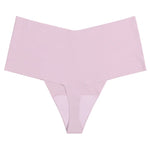 Ice Silk Women Panties Sexy Thong Briefs Yoga Seamless G String Quick Drying Underwear Simple Mid Waist Traceless Thin Sports