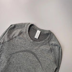 Women's round Neck Fitness Top for Autumn Running Training Pilates Yoga Workout Clothing Comfortable Training Top
