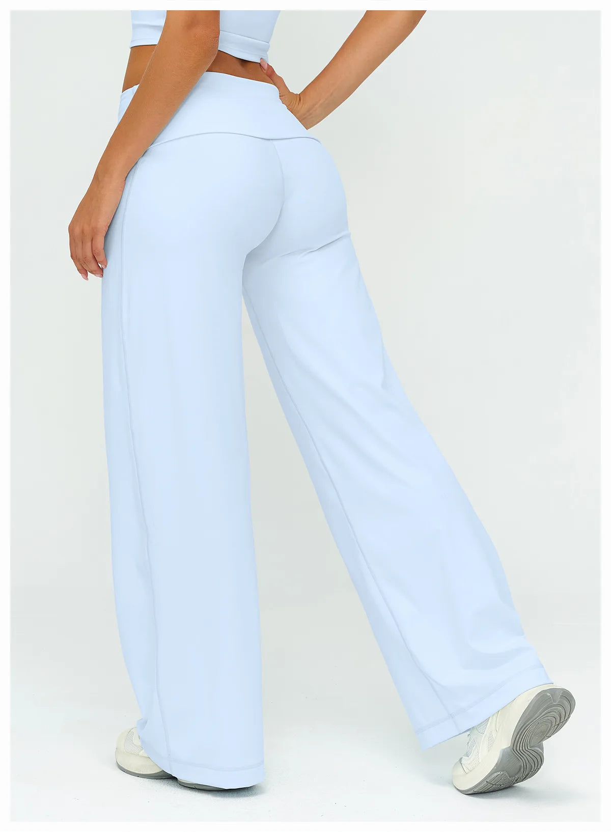 Yoga Pants Women High Waist Fitness Sports Flared Trousers Gym Workout Jogging Wide Leg Pants Female Dance Sports Flared Pants