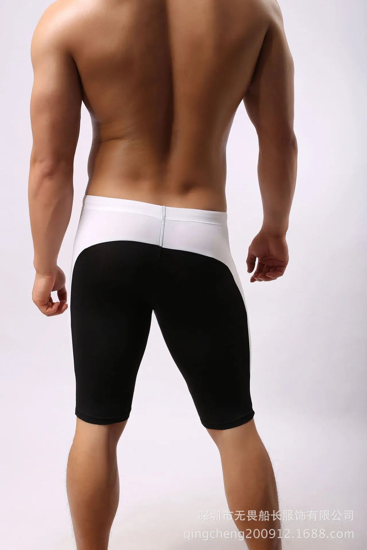 Men's Swimming Trunks Fitness Shorts Casaul Beach Vaction Style For Man Color Blocked Drawstring Elastic Waist Beach Shorts KD14