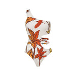 2024 Women Swimwear 2PC Cover-up Swimsuit Ruffle Solid Printed Deep V One-piece Monokini Kimono Bikini Suit Summer Beachwear