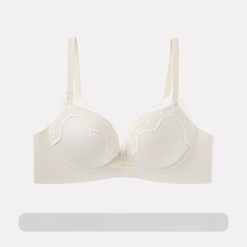 Seamless Everyday Bras for Women Sexy Lace Massage Ladies Push Up Brassiere Floral Female Underwire Women Underwear
