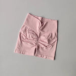 Women's High Waist Sports Shorts Slimming Peach Hip Lifting Running Cycling Gym Tight Three Point Speed Drying Short Pants
