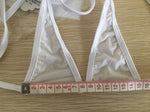 DEKA Transparent Micro Bikini Set for Women Thong Underwear G-String Bra Mini Swimsuit Brazilian Swimwear Sleepwear New S