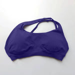 NCLAGEN Asymmetric Sports Bra Gym Top Woman High Support Halter Backless Fitness Speed Activewaer Workout Seamless Underwear