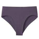 1Pc High Rise Panties Briefs Female Underpants Solid Color Women Seamless Underwear Sexy Lingerie Comfort Sport Intimates S-XXXL