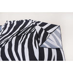 Sexy Zebra Printed V Neck Tunic Beach Cover Up Cover-ups Beach Dress Beach Wear Beachwear Beach Long Dress Female Women V4159