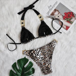 2026 Shiny Rhinestone Diamond Bikini Women Swimsuit Female Swimwear Two Pieces Bikini Set Halter Metal Chains Bathing Suit Swim