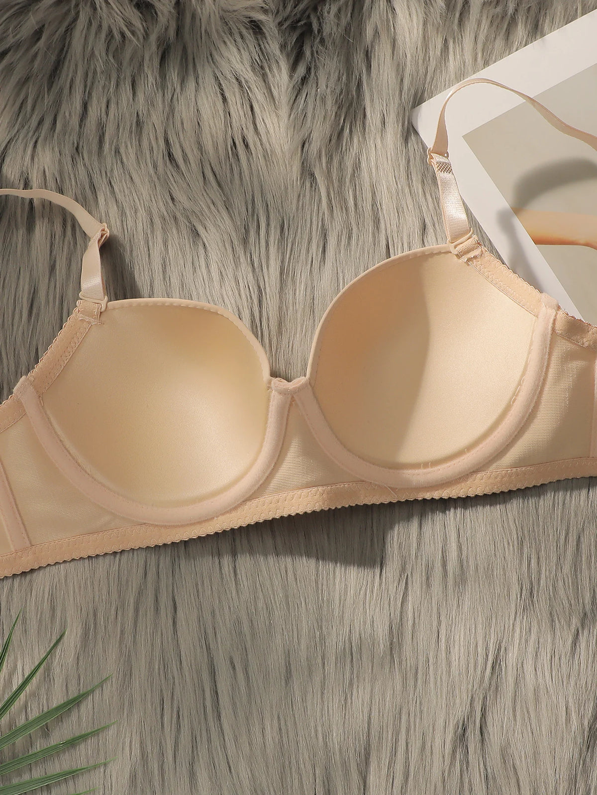 New Hot Selling Solid Color Daily 2-piece Set with Steel Rim push up Bra for Women Underwear Set J2611