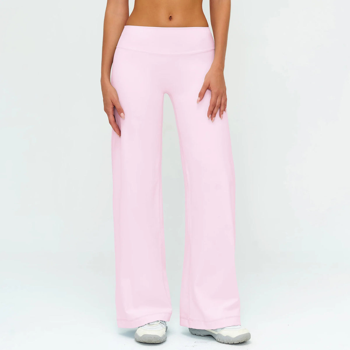 NCLAGEN Womens Wide Leg Pants High Waist GYM Clothes Loose Casual sport Trousers Outdoor Running Fitness Workout Leggings