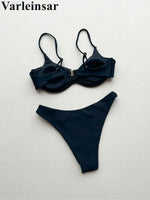 New Sexy Underwired Bikini Female Swimsuit Women Swimwear Two-pieces Bikini Set Brazilian Padded Bather Bathing Suit Swim V7743