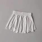 Women's Quick Drying Sports Short Skirt Fake Two-Piece Running Half Skirt Hip Blocking Anti Glare Breathable Tennis Skirt