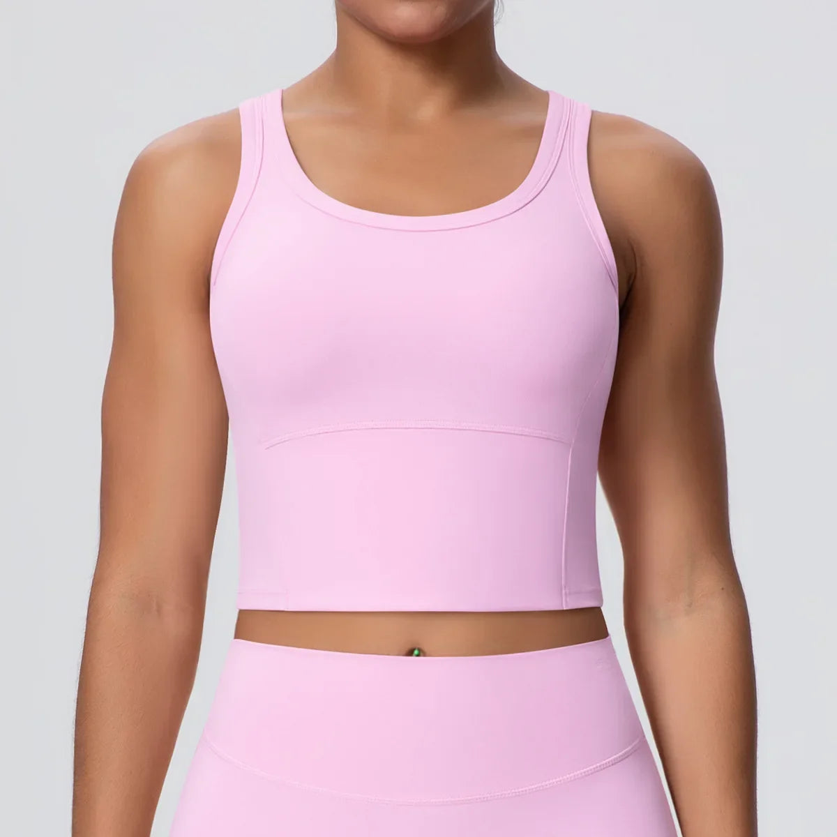 Women's Yoga Vest Shockproof Fixed Cup Beauty Back Yoga Top Outdoor Sports Running Fitness Vest