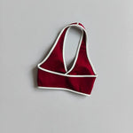 Shockproof Breathable Sports Bra Halter Neck Vest with Chest Pad for Gym Running Yoga Pilates Training Fitness Back Beauty