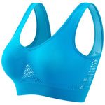 Women Mesh Panel Seamless Tank Bra Sports Wireless U Back V-Neck Vest Style Bralette Sexy Lingerie Multi Colors Intimates S-5XL